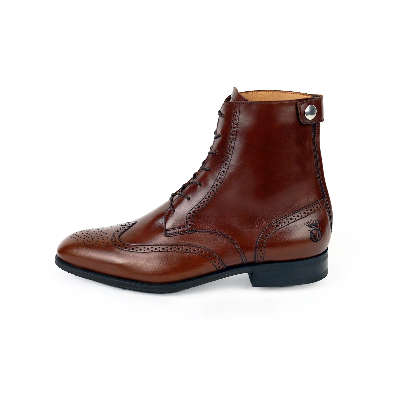 ornellas boots men, leather leather brown